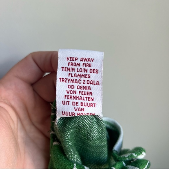 Tahari Green & White Kids Sleeveless Sundress - US 7 - Picture 7 of 9